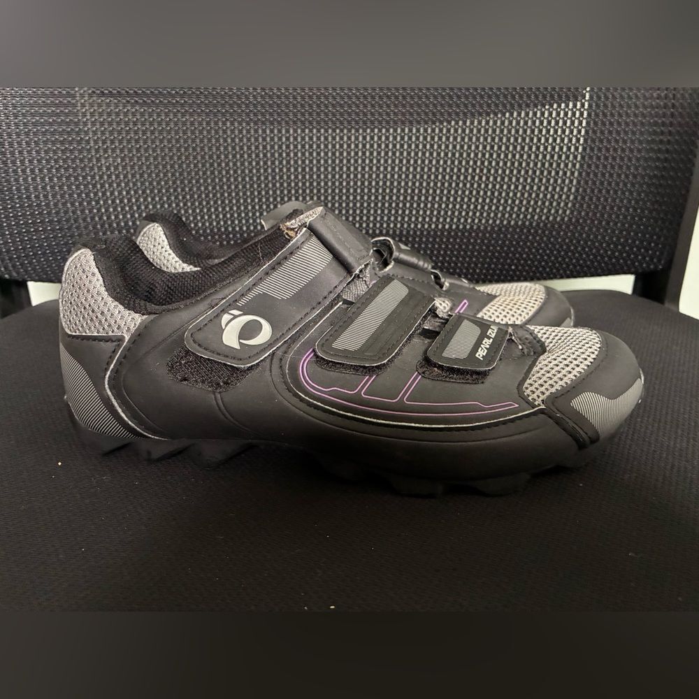 Women's Pearl Izumi All-Road 3 MTB Cycling Bike Shoes Black Size 7.5 / 40